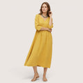 Rosavelle | Women’s Relaxed Linen Midi Dress