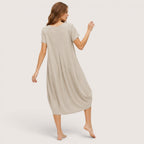 Terravelle | Women’s Relaxed Pocket Midi Dress