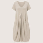 Terravelle | Women’s Relaxed Pocket Midi Dress