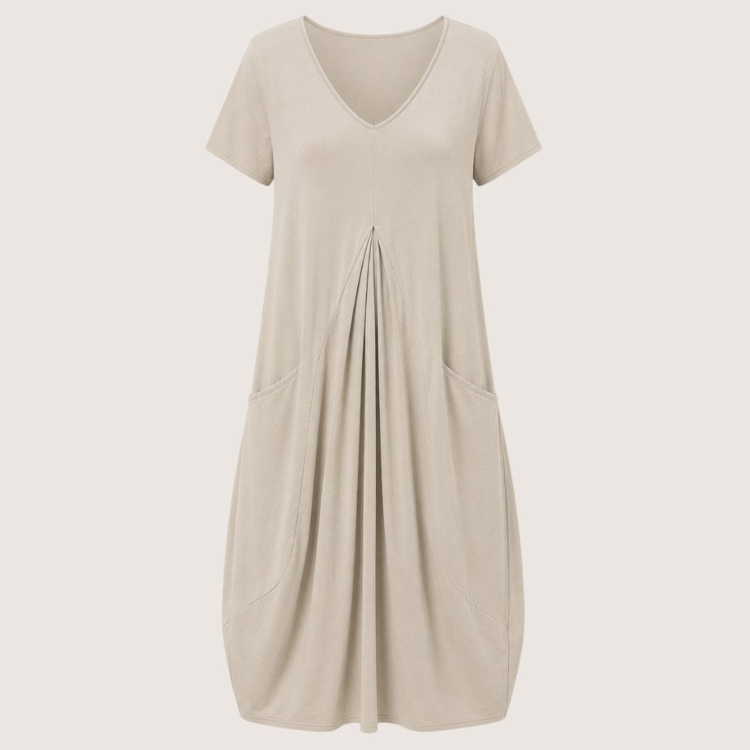 Terravelle | Women’s Relaxed Pocket Midi Dress