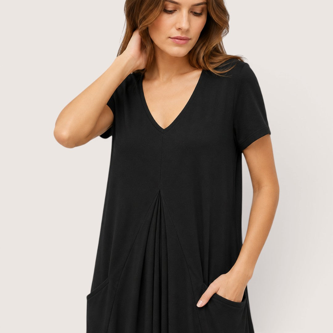 Terravelle | Women’s Relaxed Pocket Midi Dress