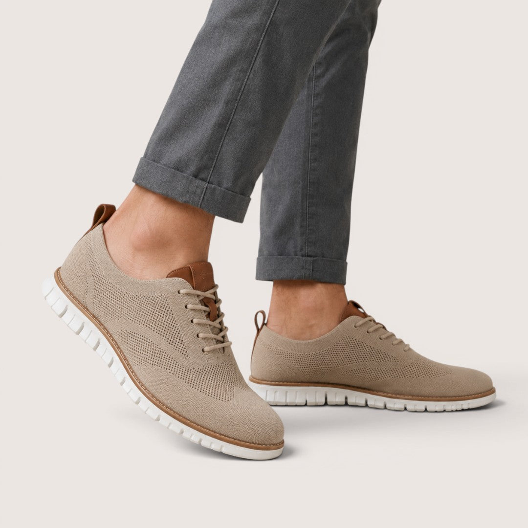 Aurevon | Men’s Breathable Knit Casual Sneakers