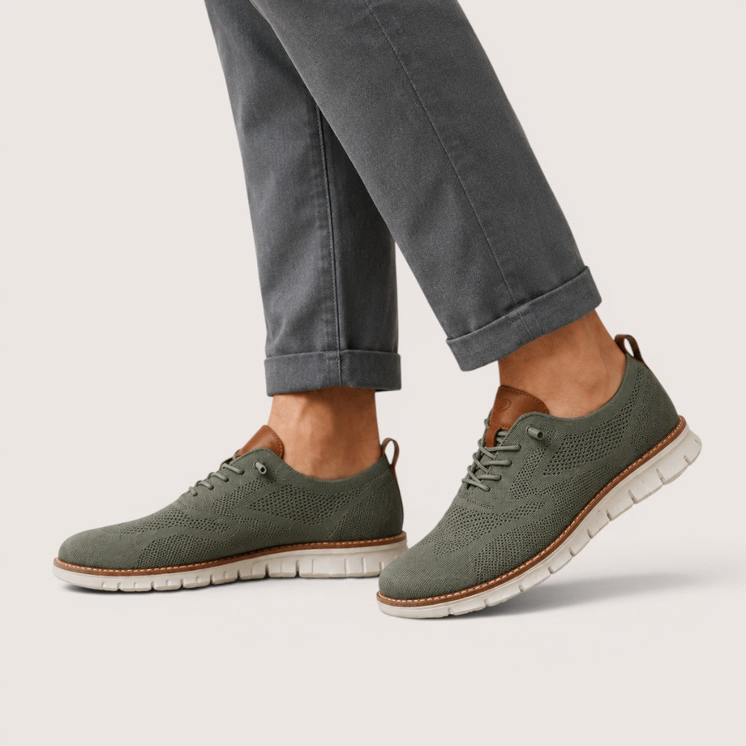 Aurevon | Men’s Breathable Knit Casual Sneakers