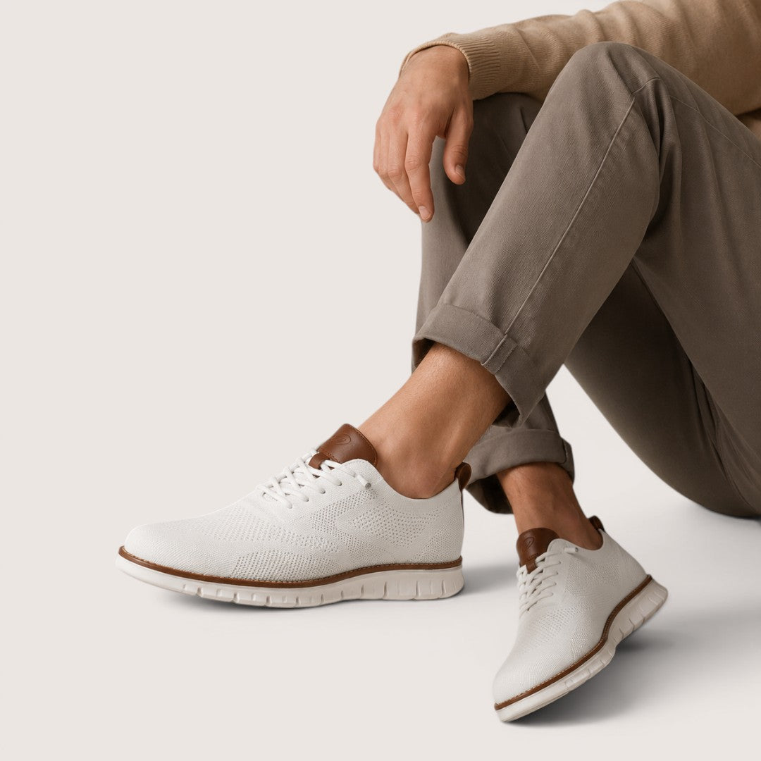 Aurevon | Men’s Breathable Knit Casual Sneakers