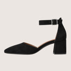 Velanique | Women’s Pointed Toe Ankle Strap Heels