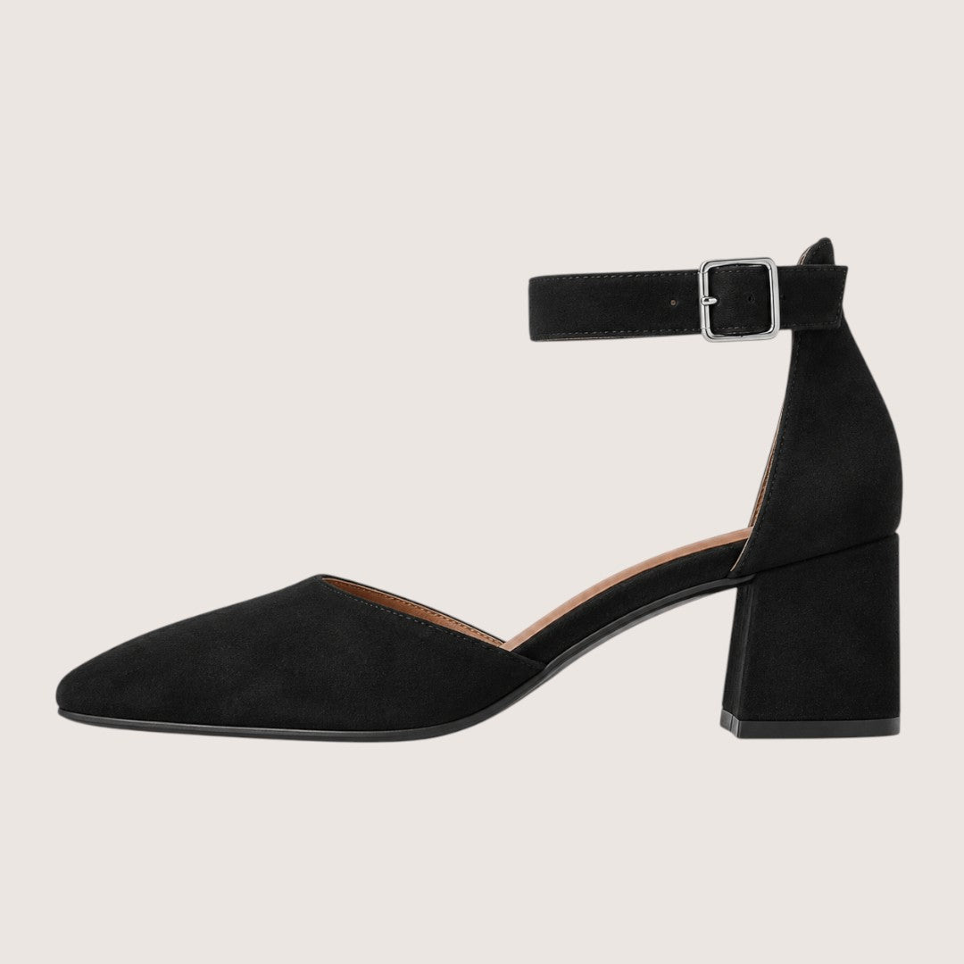Velanique | Women’s Pointed Toe Ankle Strap Heels