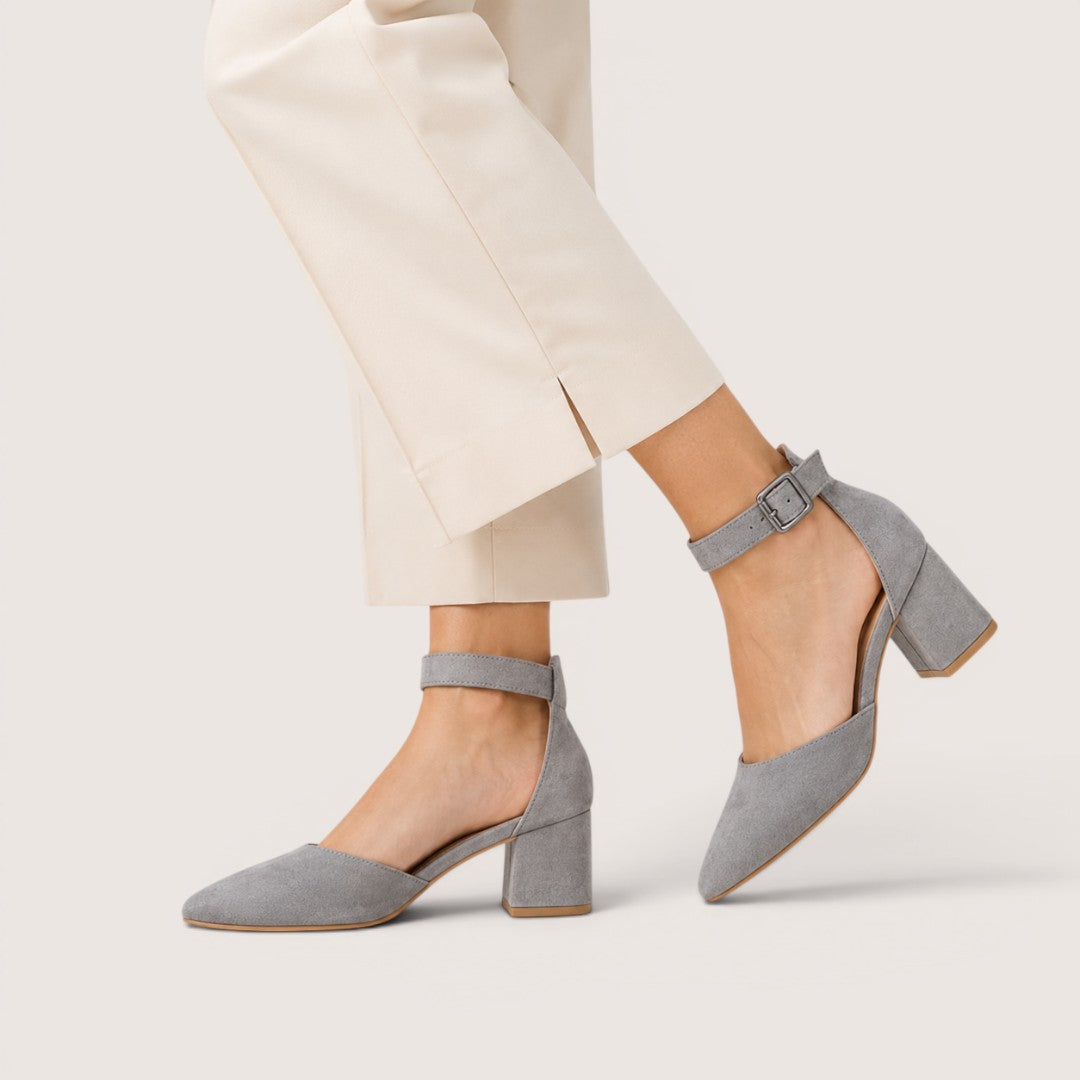 Velanique | Women’s Pointed Toe Ankle Strap Heels