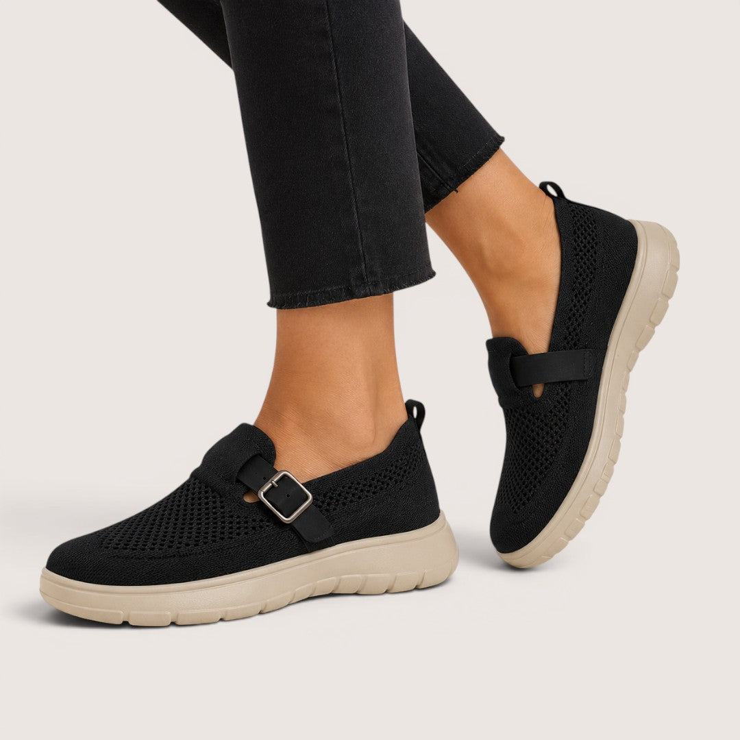 Elvara | Women’s Comfort Knit Slip-On Sneakers