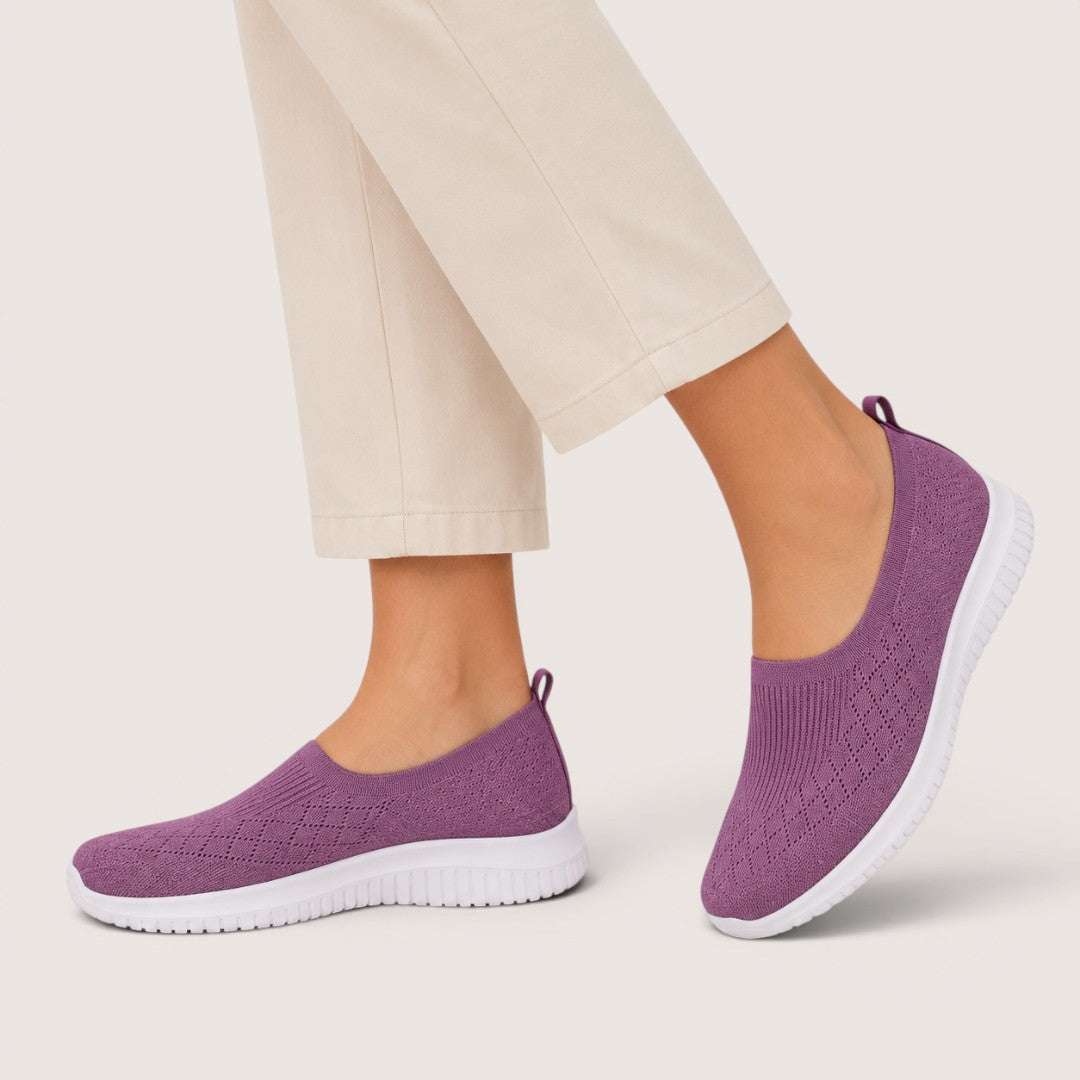 Rosellea | Women’s Breathable Knit Slip-On Shoes
