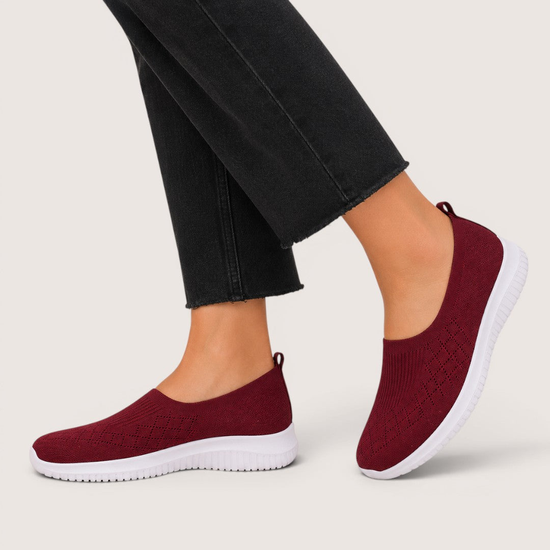 Rosellea | Women’s Breathable Knit Slip-On Shoes