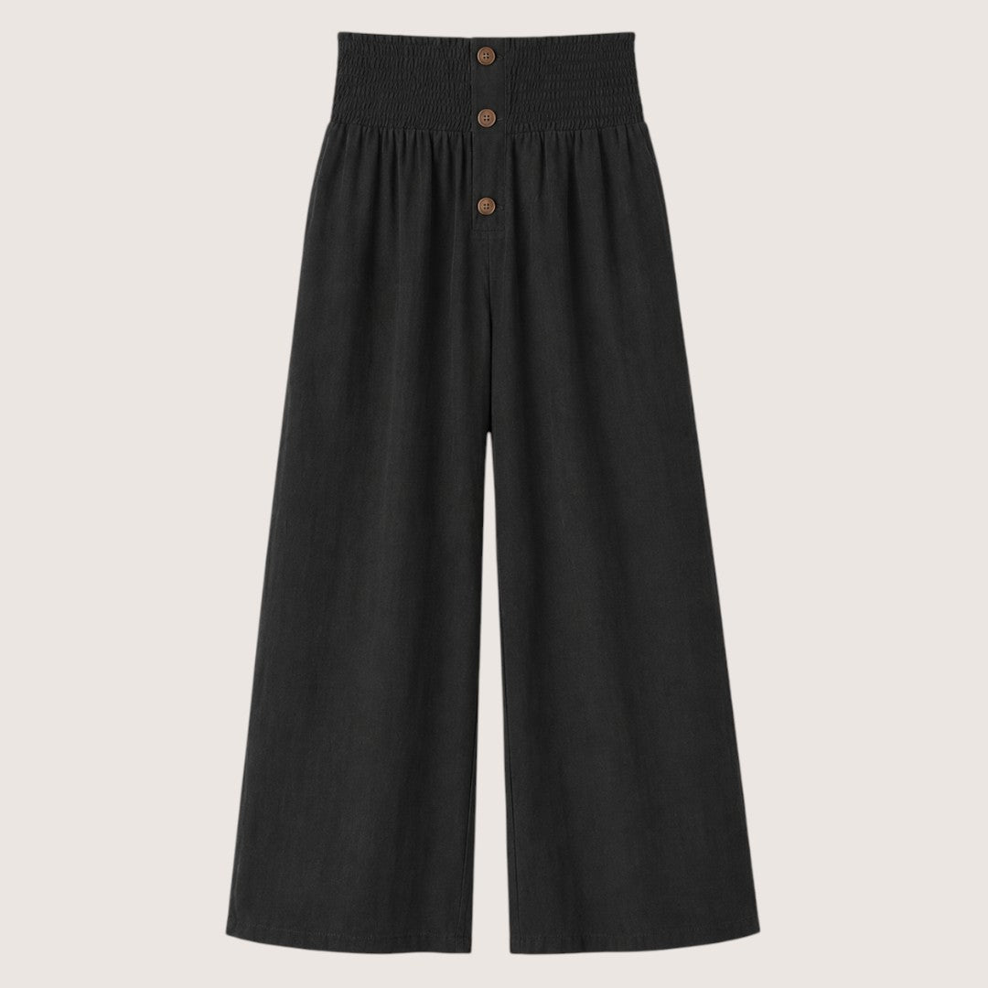 Sorella | Women’s High-Waist Linen Wide-Leg Pants