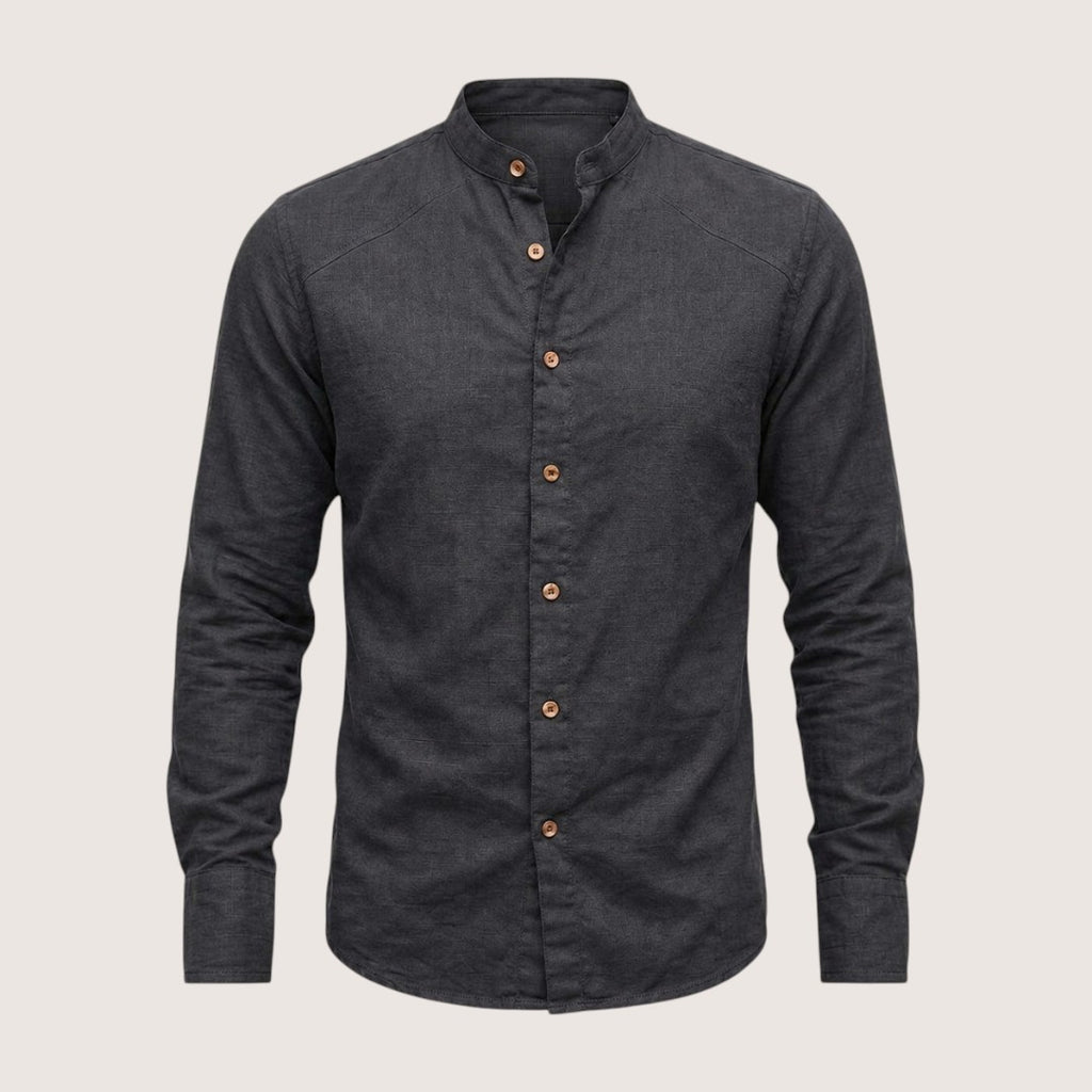 Kairo | Men’s Mandarin Collar Button Shirt