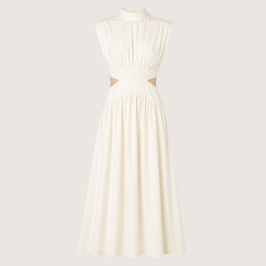 Elvianne | Women’s Cut-Out Waist Maxi Dress