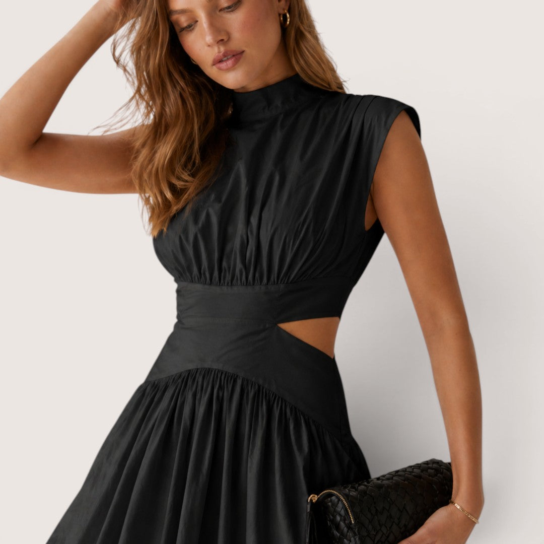 Elvianne | Women’s Cut-Out Waist Maxi Dress