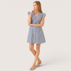 Veralisse | Women’s Striped Button Front Mini Dress