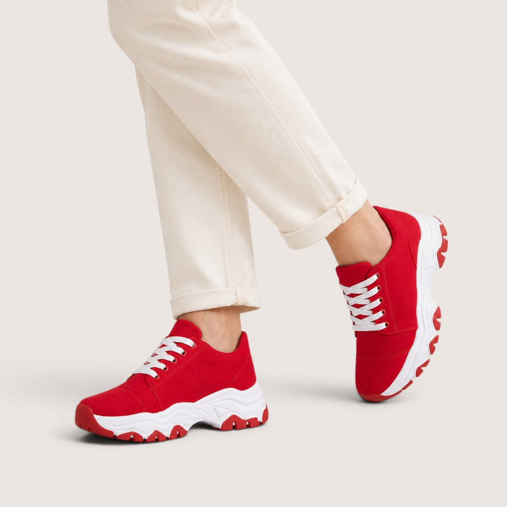 Zenvia | Women’s Chunky Lace-Up Sneakers