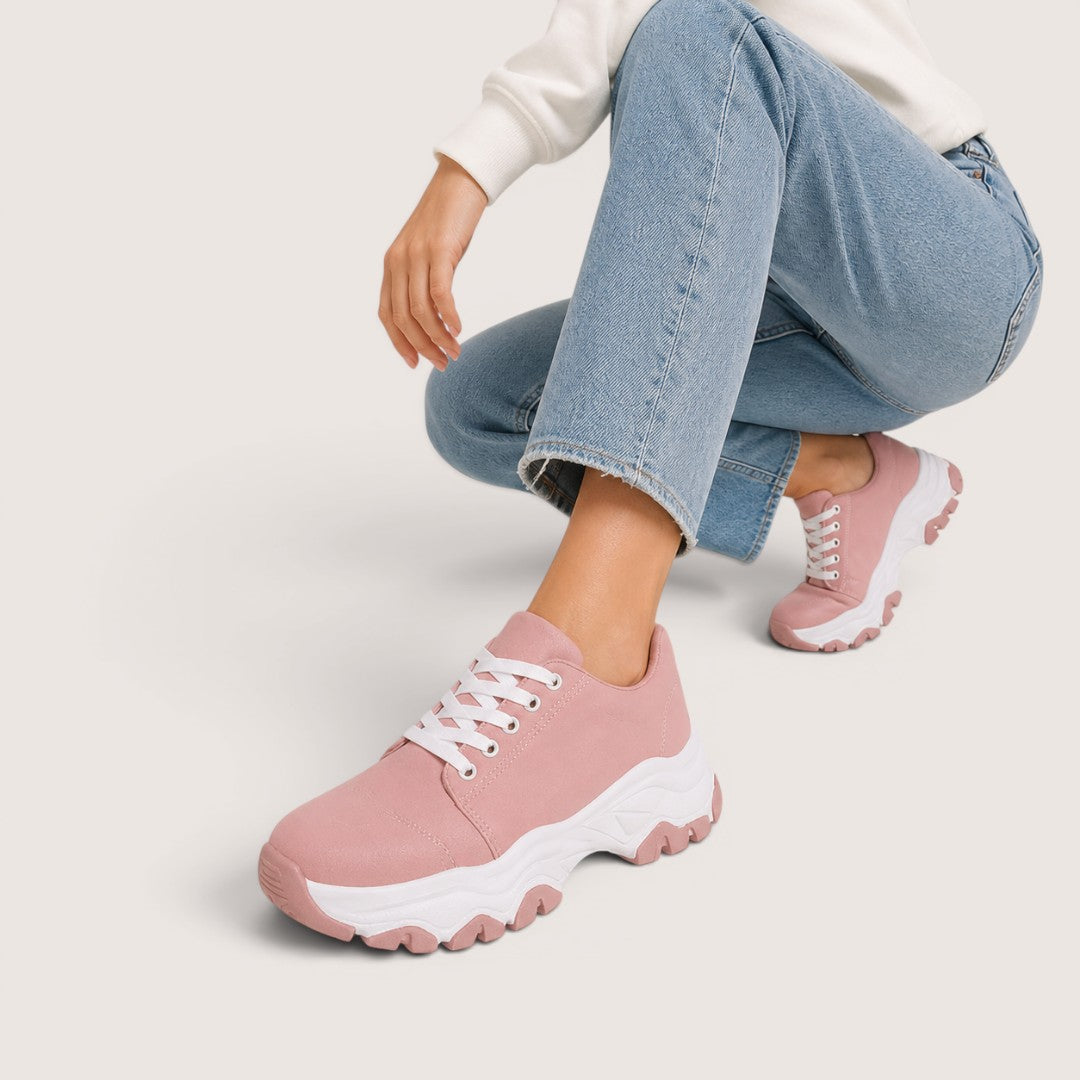 Zenvia | Women’s Chunky Lace-Up Sneakers