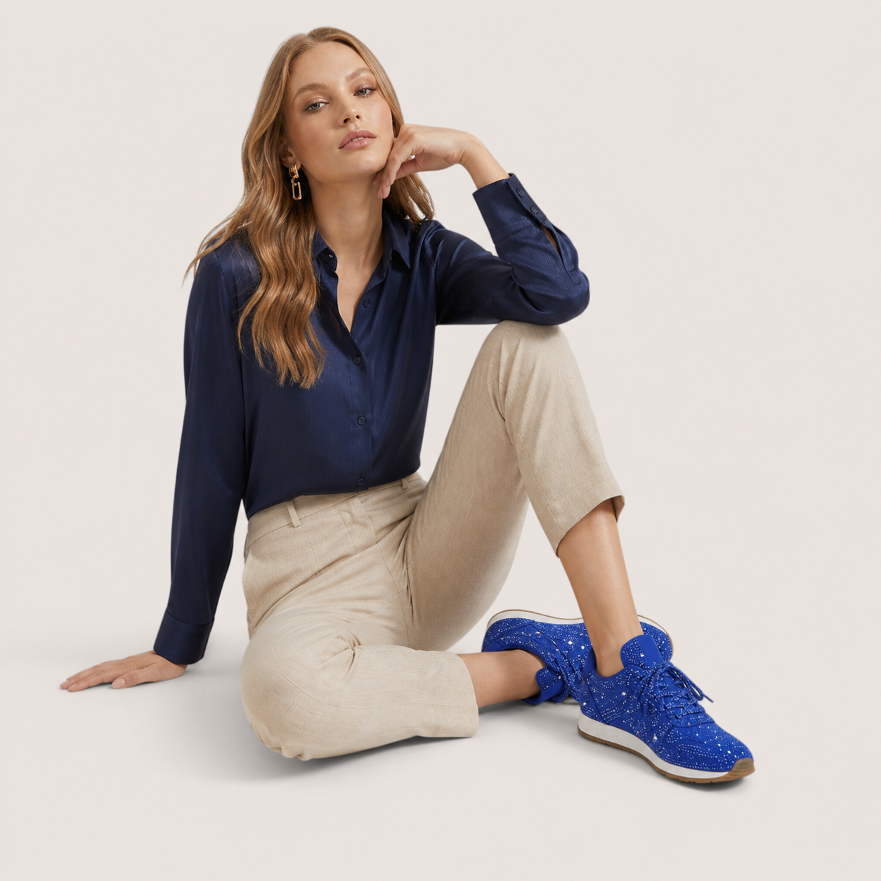 Zarela | Women’s Glitter Bow Slip-On Sneakers
