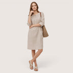 Corena | Women’s Button-Front Casual Shift Dress