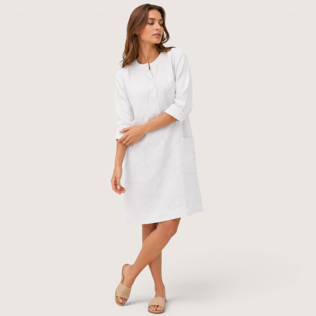 Corena | Women’s Button-Front Casual Shift Dress