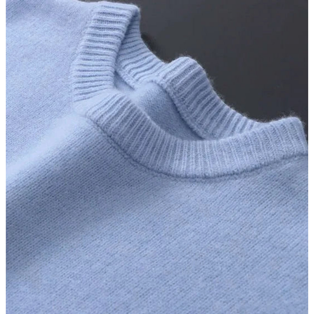 Edmund | Men's Mohair Blend Crewneck Knit Sweater
