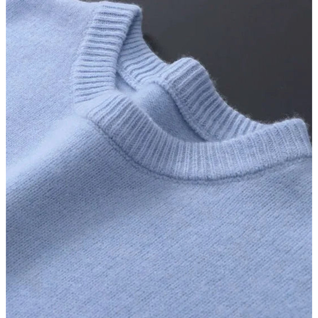 Edmund | Men's Mohair Blend Crewneck Knit Sweater