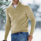 Felix | Men's Quarter-Zip Fine Knit Pullover Sweater