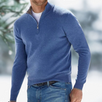 Felix | Men's Quarter-Zip Fine Knit Pullover Sweater