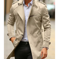 Frederick | Men's Slim-Fit Button Front Trench Coat