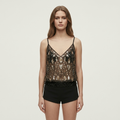 Duchess | Sexy Sequin V-Neck Tank Top