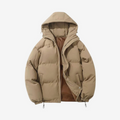 Grayson | Men's Hooded Quilted Puffer Jacket With Zip Front