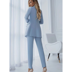 Isabelle | Women's Double-Breasted Blazer Suit Set