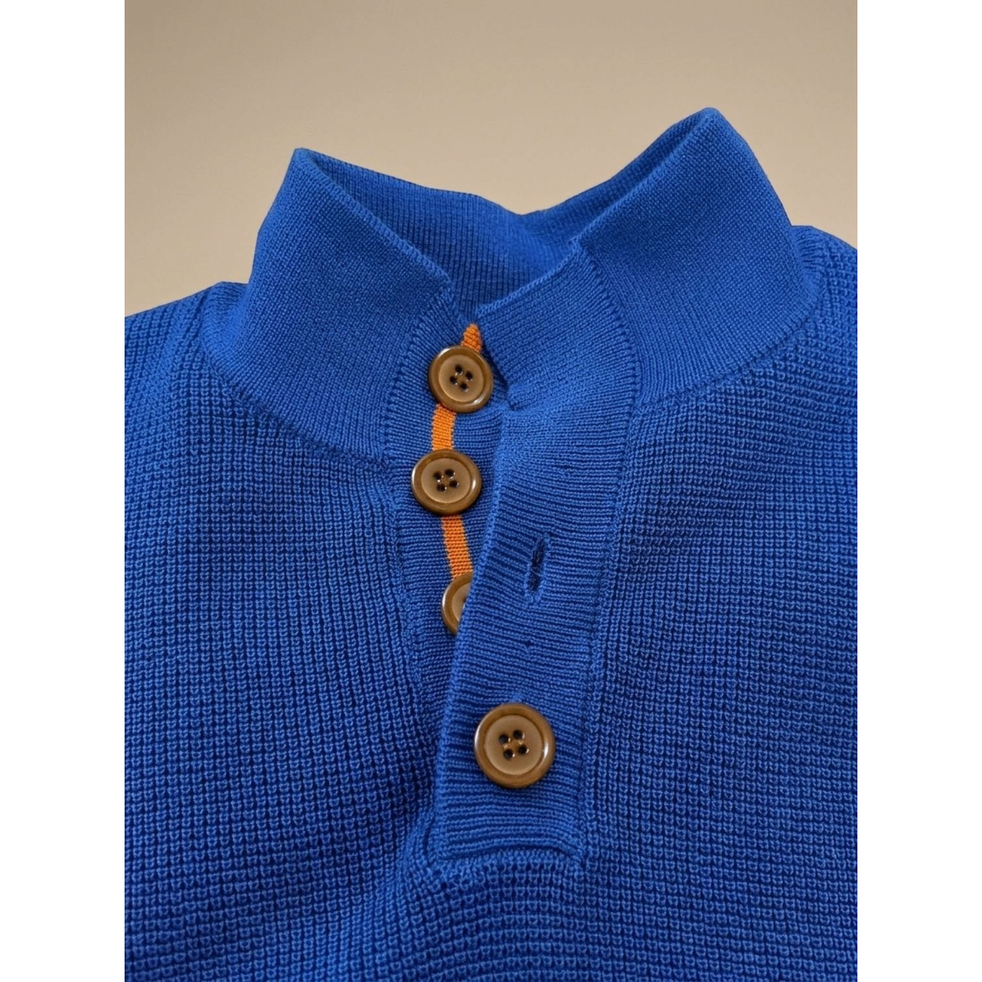 Jack | Men's Waffle-Knit Button-Collar Pullover Sweater