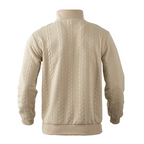 Lachlan | Men's Cable Knit Quarter-Zip Pullover Sweater