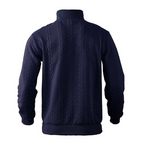 Lachlan | Men's Cable Knit Quarter-Zip Pullover Sweater