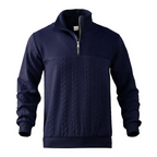 Lachlan | Men's Cable Knit Quarter-Zip Pullover Sweater