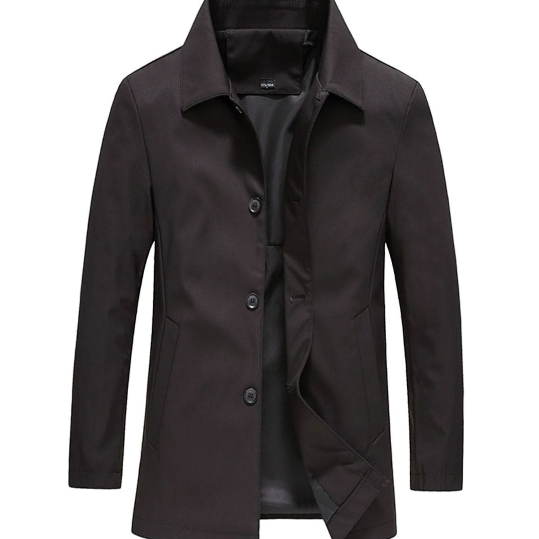 Louie | Men's Tailored Button-Up Jacket With Notched Collar