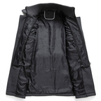 Lucas | Men's Wool-Blend Double-Layer Single-Breasted Overcoat