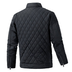 Malcolm | Men's Diamond Quilted Stand Collar Jacket