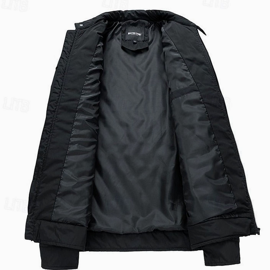 Malcolm | Men's Diamond Quilted Stand Collar Jacket