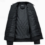 Malcolm | Men's Diamond Quilted Stand Collar Jacket