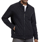 Malcolm | Men's Diamond Quilted Stand Collar Jacket
