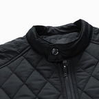 Malcolm | Men's Diamond Quilted Stand Collar Jacket