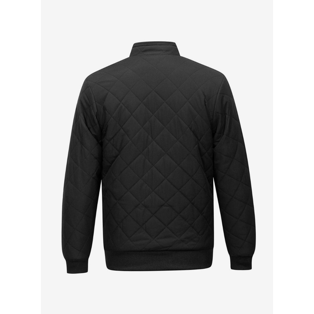Mateo | Men's Fleece-Lined Quilted Full-Zip Bomber Jacket