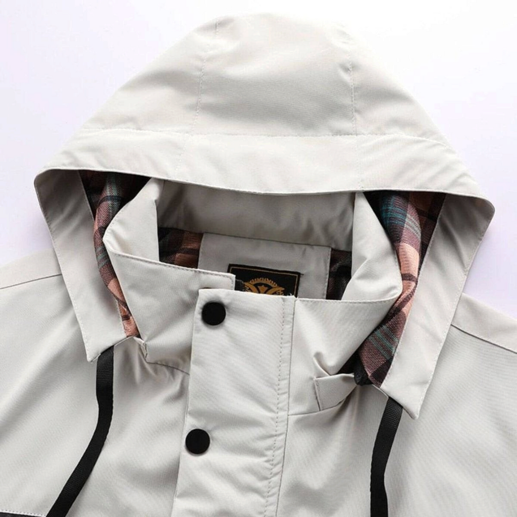 Maxwell | Men's Hooded Utility Jacket With Multiple Pockets