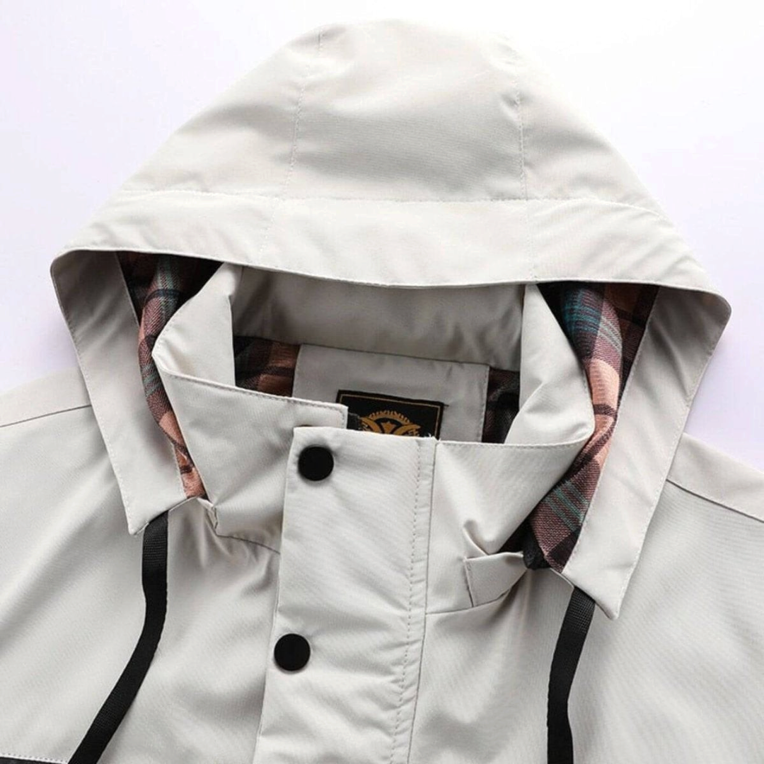 Maxwell | Men's Hooded Utility Jacket With Multiple Pockets