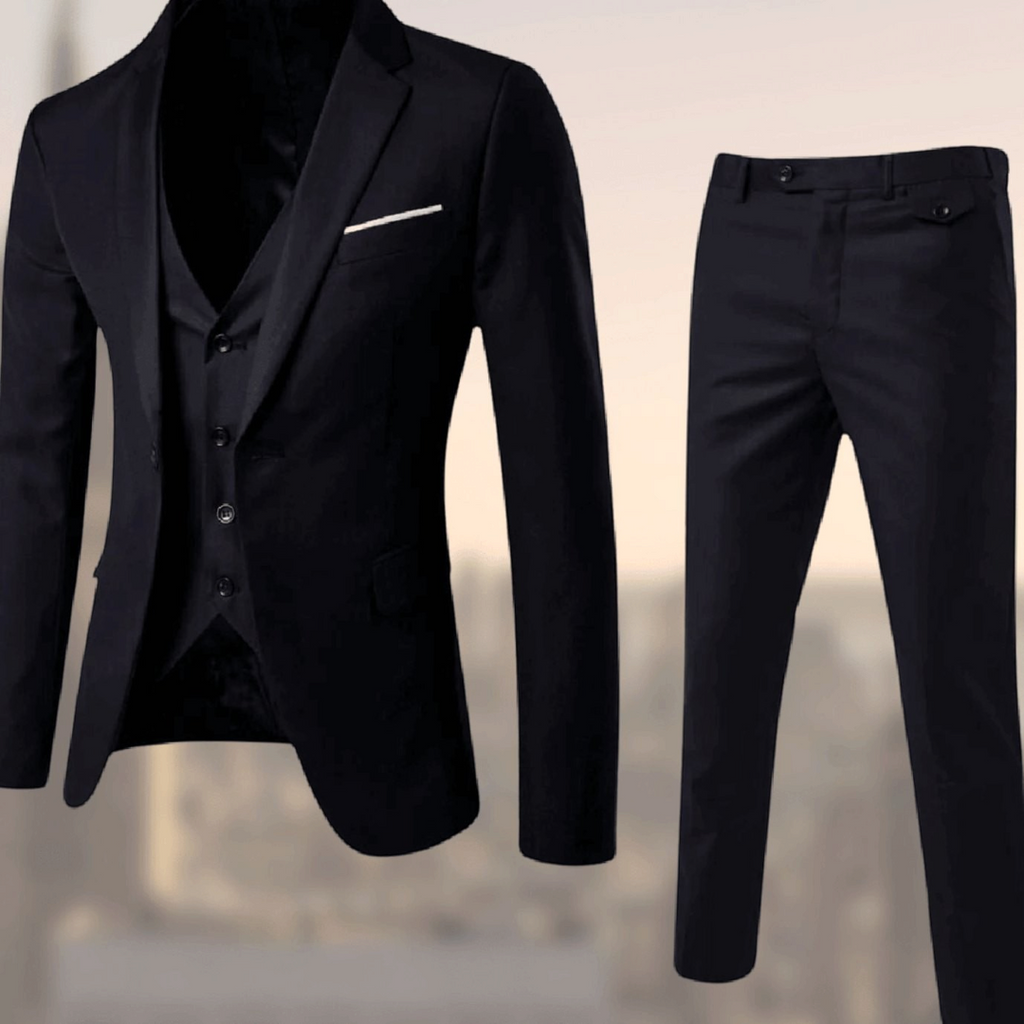 Nathaniel | Men's Slim-Fit Three-Piece Formal Suit Set