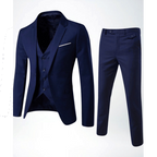 Nathaniel | Men's Slim-Fit Three-Piece Formal Suit Set