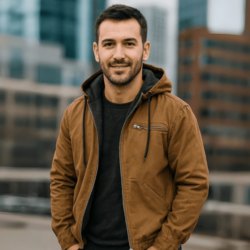 Oscar | Men's Fleece-Lined Hooded Full-Zip Jacket