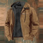 Oscar | Men's Fleece-Lined Hooded Full-Zip Jacket